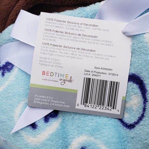 Hooded Baby Blanket and Crib Sheet Set Pirate - Picture 6 of 6